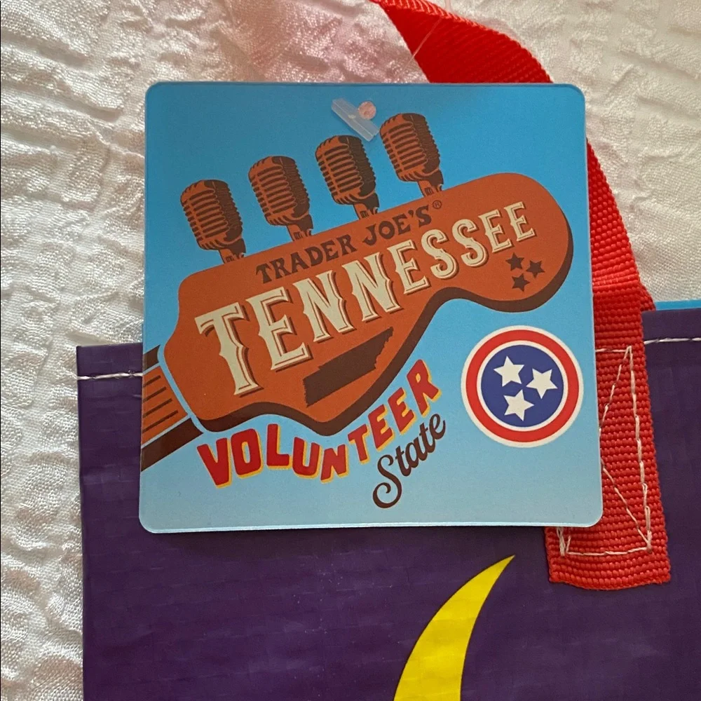 Trader Joe's Tennessee Volunteer State Reuseable Shopping Bag-  NWT - Picture 5 of 6